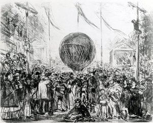 द बैलून, 1862 द्वारा एडोर्ड मैनेट